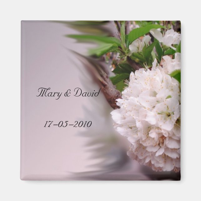 Wedding favour magnet (Front)