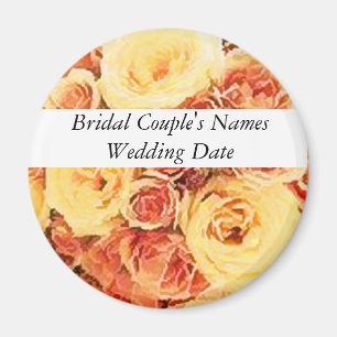 Wedding Favour Magnet Template