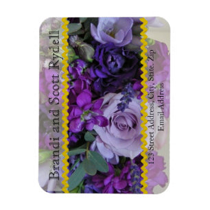 Wedding Favour Personalized Magnet Template
