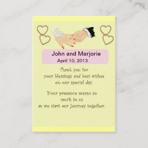 Wedding Favour/place card