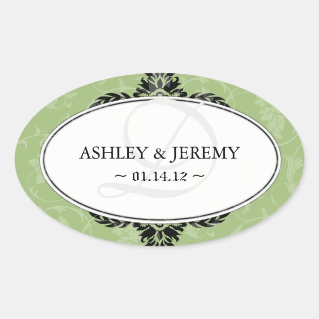 Wedding Favour Stickers (Front)