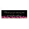 Wedding Favour Tag Pink Lights