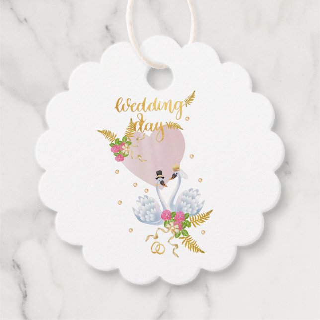 Wedding Favour tags (Front)
