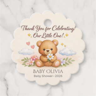 Wedding Favour Tags Custom Stickers Elegant