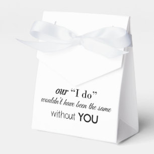 Wedding Favour Tent Favor Box
