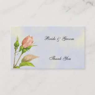Wedding Favour Thank You Custom Business Cards