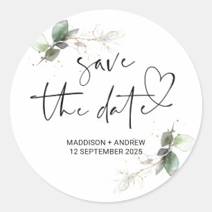 Wedding Favour Thank You From Bride Groom  Favour  Classic Round Sticker