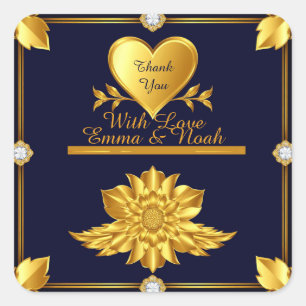 💙 Wedding Favour Thank You Labels Custom name