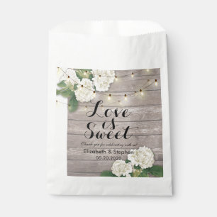 Wedding Favour Treats Bag Flower String Lights woo