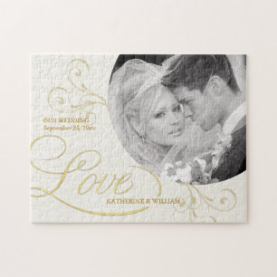 Wedding Favours - Custom Photo Jigsaw Puzzle