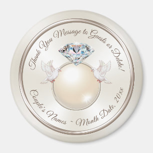 Wedding Favours in BULK for Guest, Wedding Magnets