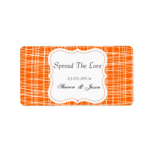 Wedding Favours Jam Jar Labels Spread The Love