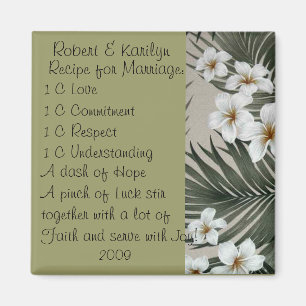 Wedding Favours Magnet