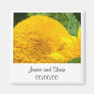 Wedding Favours magnets Bride Groom Name Date