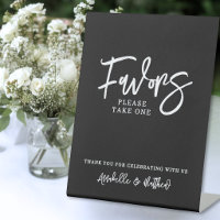 Wedding Favours Table Sign