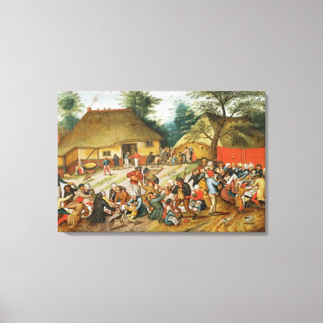 Wedding Feast Canvas Print (Front)