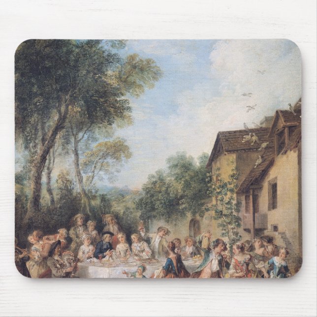 Wedding Feast in the Village Mouse Pad (Front)