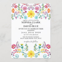 Wedding Fiesta Floral Mexican