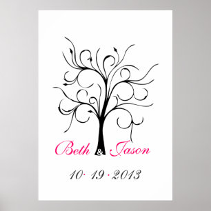Wedding Finger Print Tree