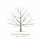 Wedding Fingerprint Tree - Square