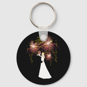 Wedding Fireworks Keychain