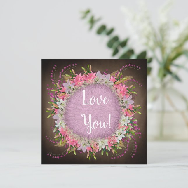 Wedding Flat Greeting Card (Standing Front)
