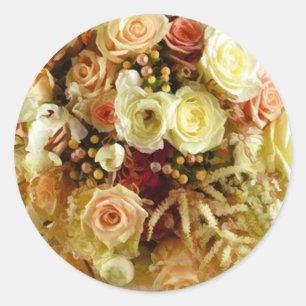 Wedding Floral Bouquet Envelope Seal Stickers