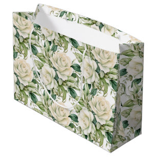Wedding Floral Print Gift Bag