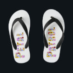 Wedding Flower Girl Petal Patrol Flip Flops<br><div class="desc">Your Flower Girl will love these cute flip flops.  This will give her something to wear when she takes off her special shoes,  yet they will be cute in pictures.  Please check out our shop for coordinating items.</div>