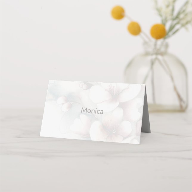 Wedding Folded Place Card (Front)