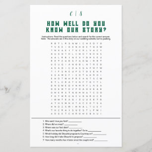 Wedding Game Word Search v1