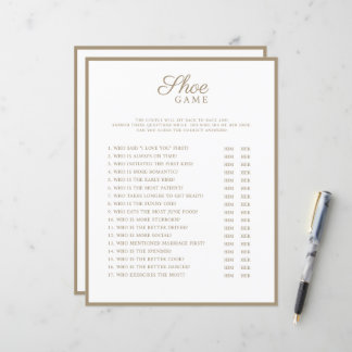 Wedding Games modern style.