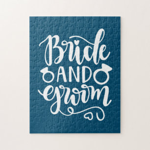 Wedding Gift Bride And Groom Jigsaw Puzzle