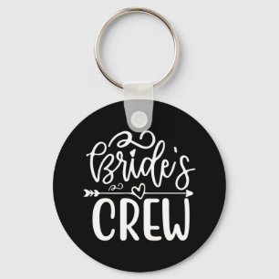 Wedding Gift Bride's Crew Keychain