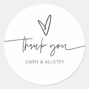 Wedding Gift Card Sticker Favour Label Seal