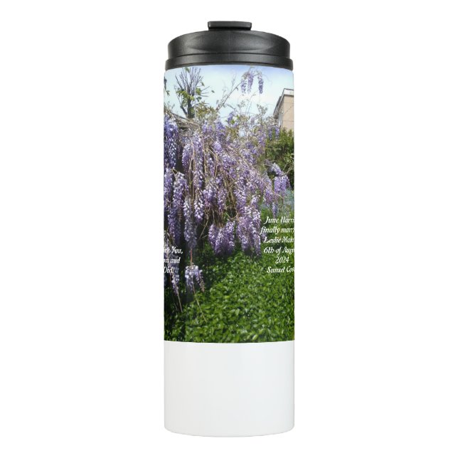 Wedding Gift for Parents Thermal Tumblers (Front)