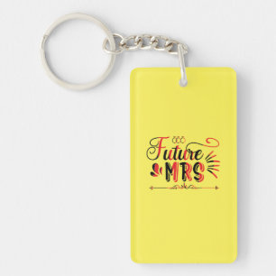 Wedding Gift Future Mrs Keychain