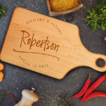 Wedding Gift Maple Engraved Paddle Cutting Board<br><div class="desc">A customized cutting board makes the perfect gift for a wedding,  anniversary or housewarming!</div>