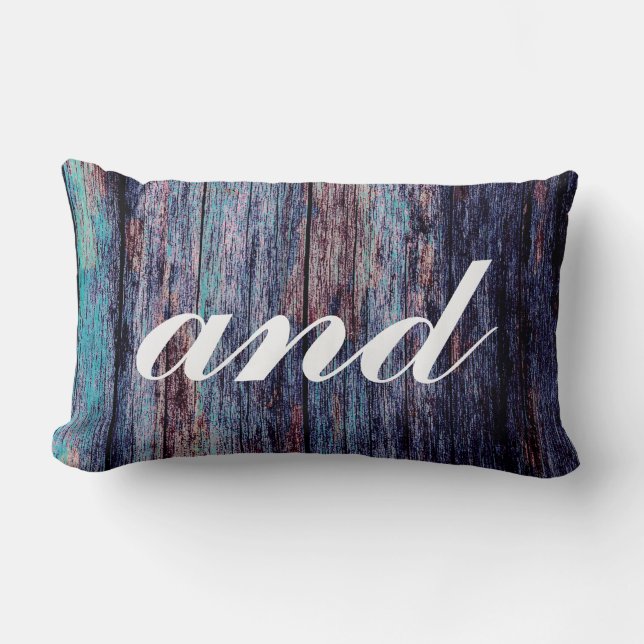 Wedding Gift Mr and Mrs Newlywed Lumbar Pillow (Front)