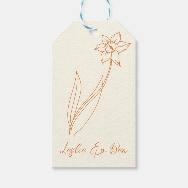 Wedding Gift Tags (Front)