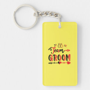 Wedding Gift Team Groom Keychain