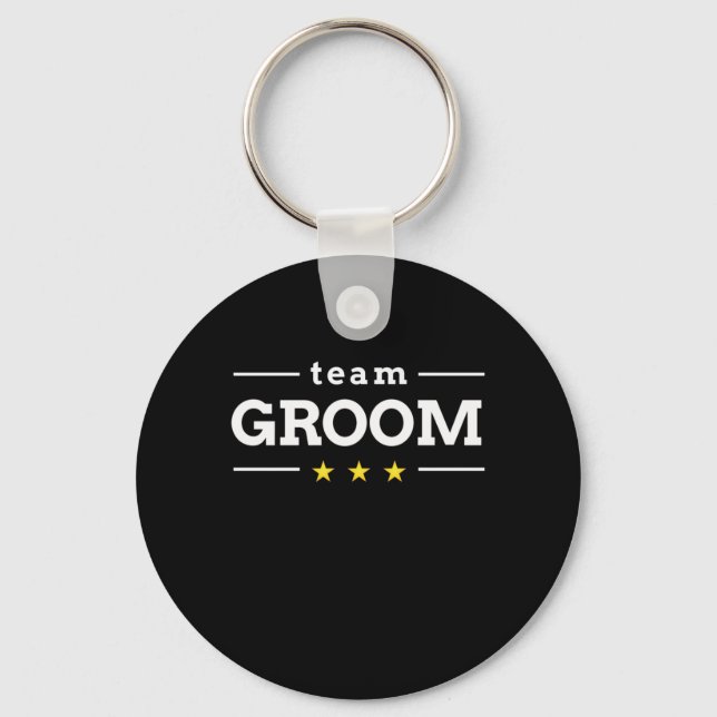 Wedding Gift | Team Groom Keychain (Front)