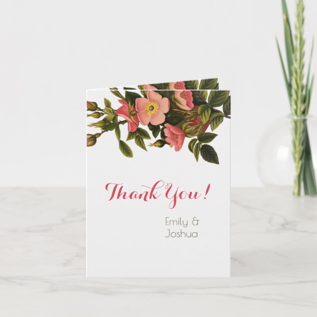 Wedding Gift Thank You Template Card (Front)