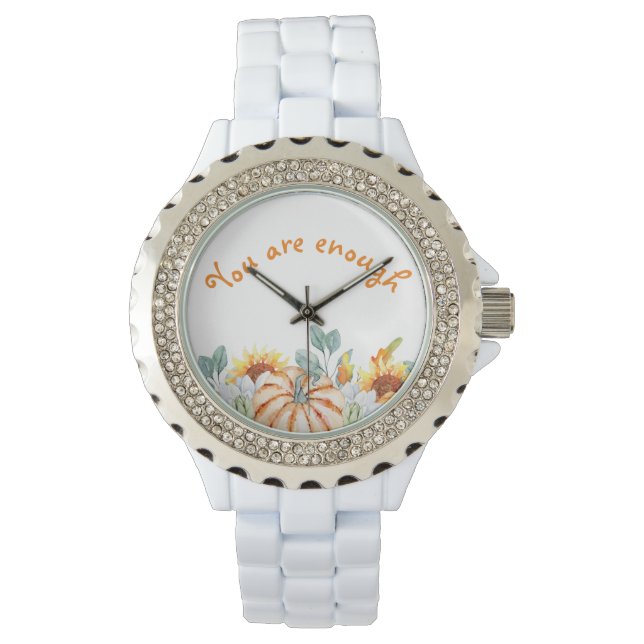 Wedding Gift to Bride Fall Themed Watch (Front)