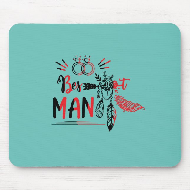Wedding Gift Wedding Best Man Mouse Pad (Front)