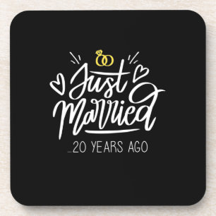 Wedding Gifts   20th Wedding Anniversary Coaster