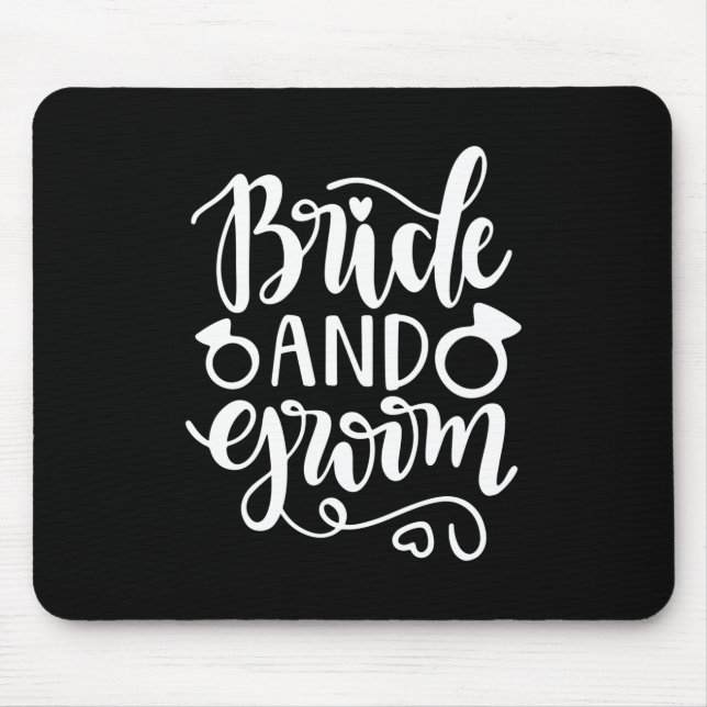 Wedding Gifts | Bride And Groom Mouse Pad (Front)