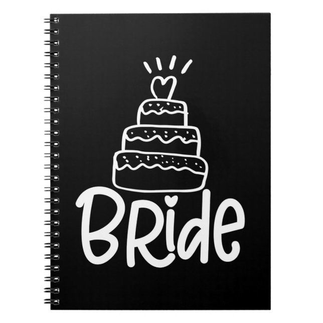 Wedding Gifts | Bride Bachelorette Party Notebook (Front)