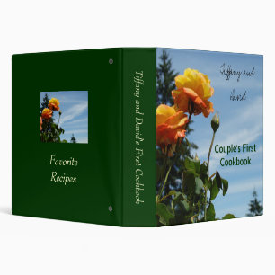 Wedding Gifts Couple's First Binders Recipes Rose