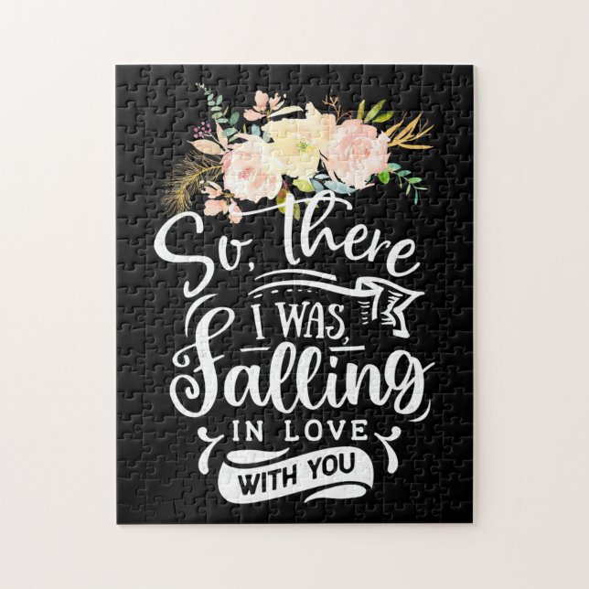 Wedding Gifts | I Was Falling In Love With You Jigsaw Puzzle (Vertical)